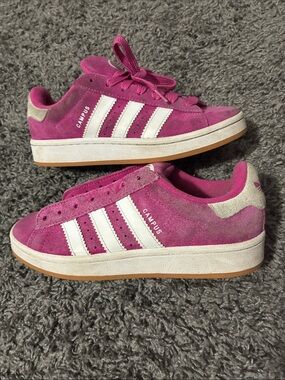 Pink adidas campus